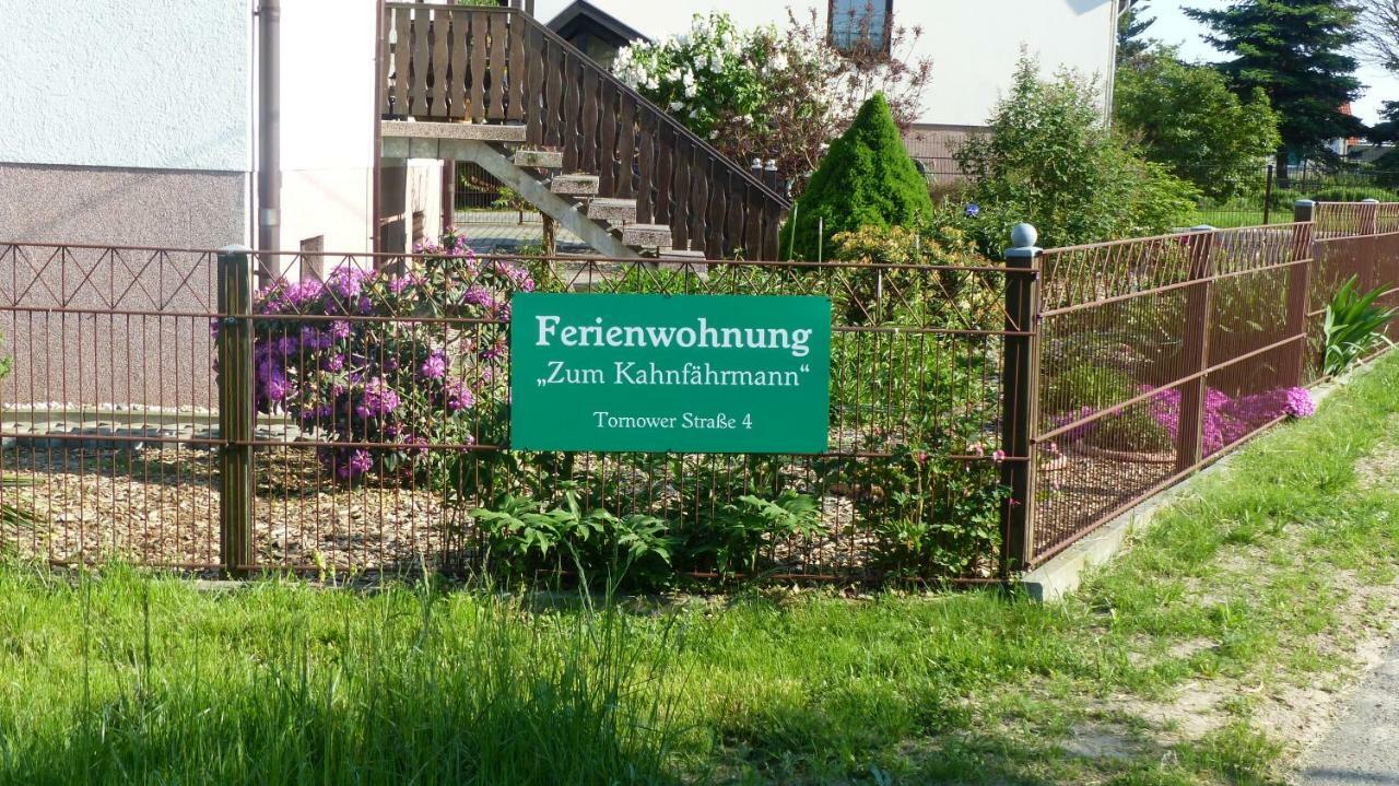 Ferienwohnung Zum Kahnfahrmann 吕本瑙 外观 照片