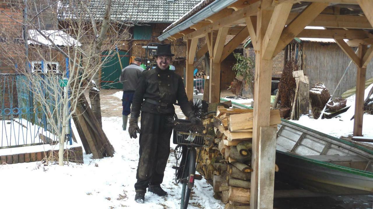 Ferienwohnung Zum Kahnfahrmann 吕本瑙 外观 照片